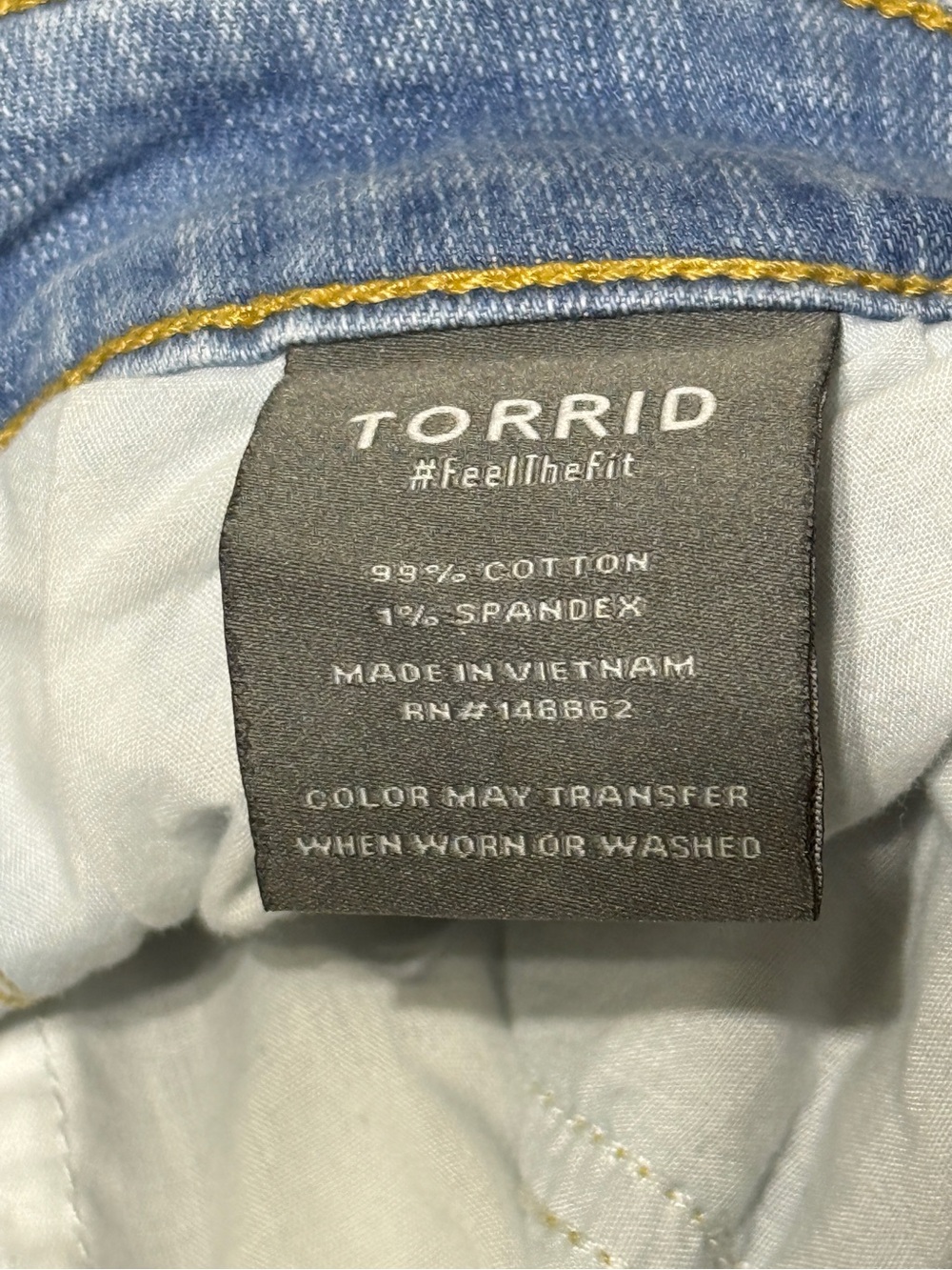 Torrid “Perfect Boyfriend Ankle” Vintage Stretch Jeans Size 18R **READ** - Picture 3 of 6